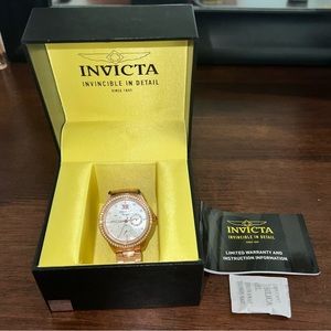 Invicta Angel Rose Gold Watch